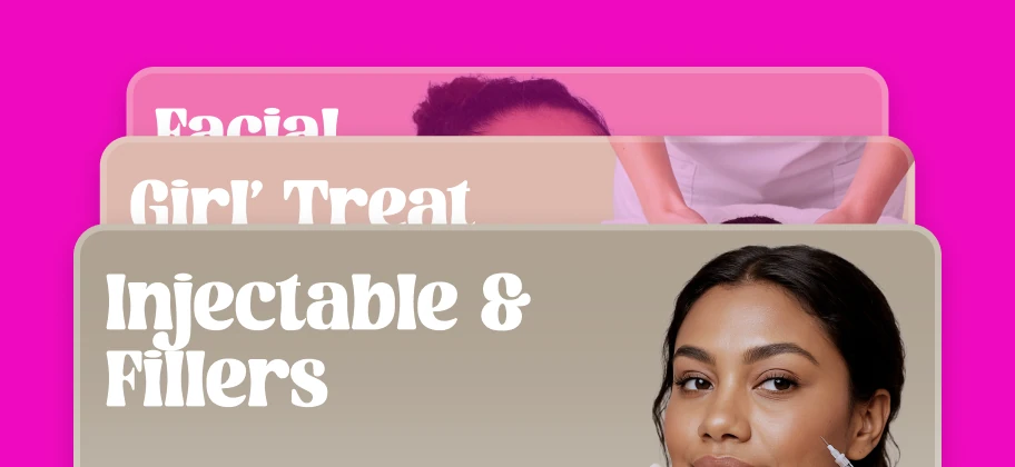 Beauty marketplace cards