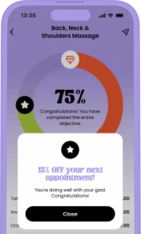 A milestone reward unlocked at 75% of a funding goal