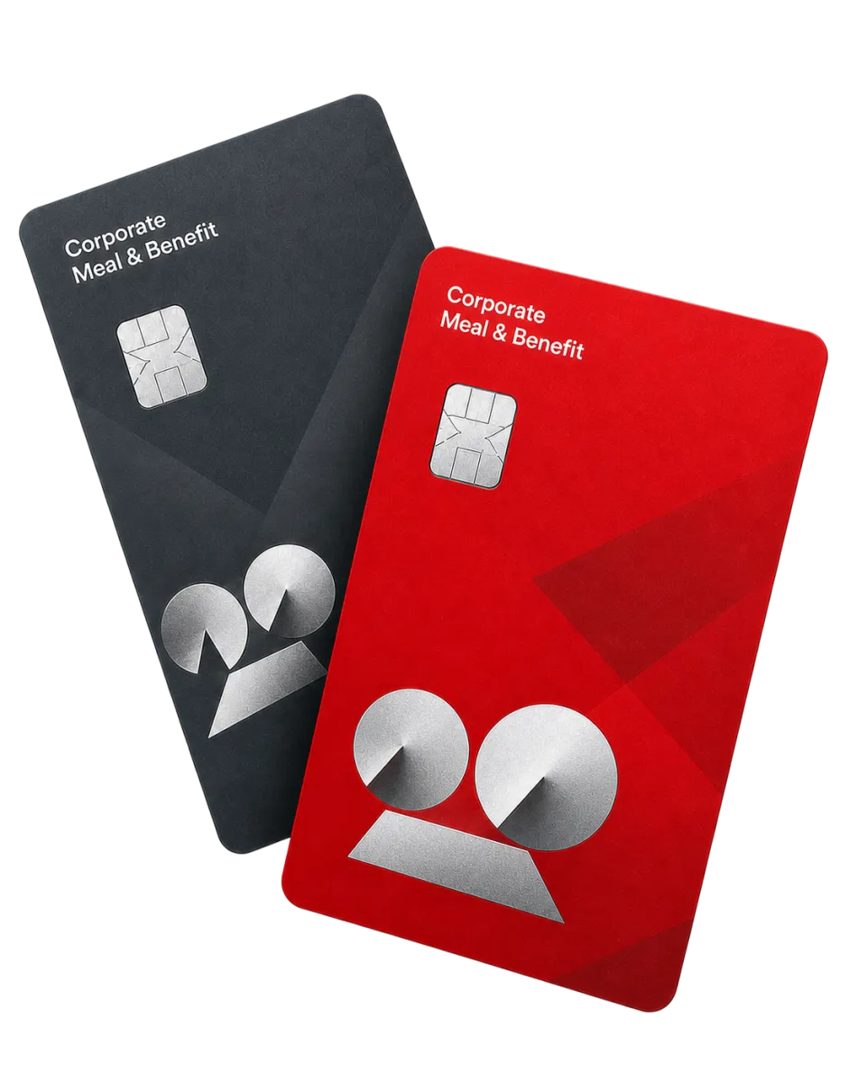 Corporate meal and benefit cards
