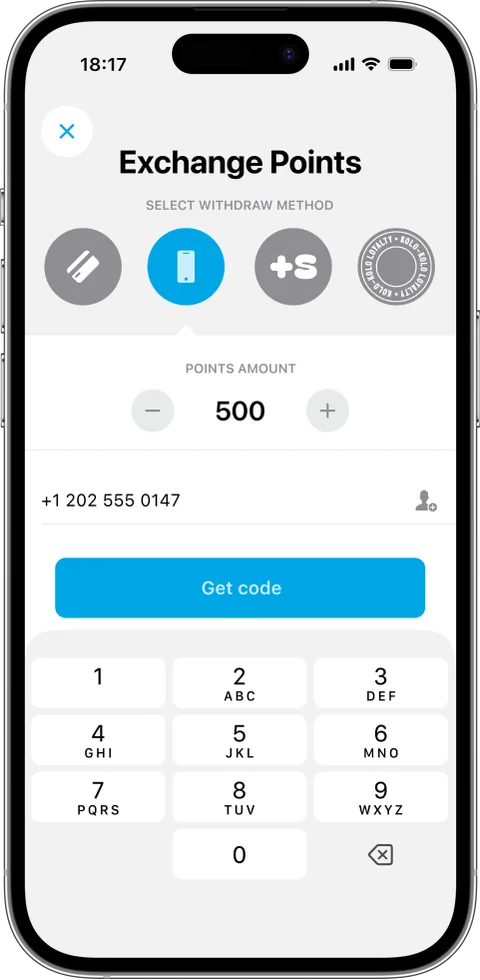 Exchanging rewards for external loyalty points