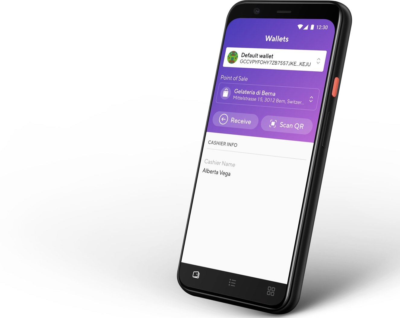 Ncrypto mobile app — wallets and point-of-sale screens