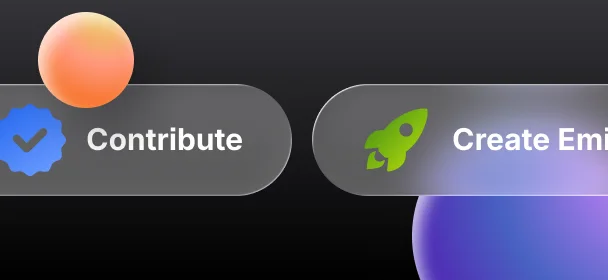 Create emission and contribute actions