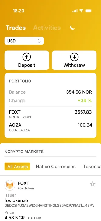 Ncrypto mobile application
